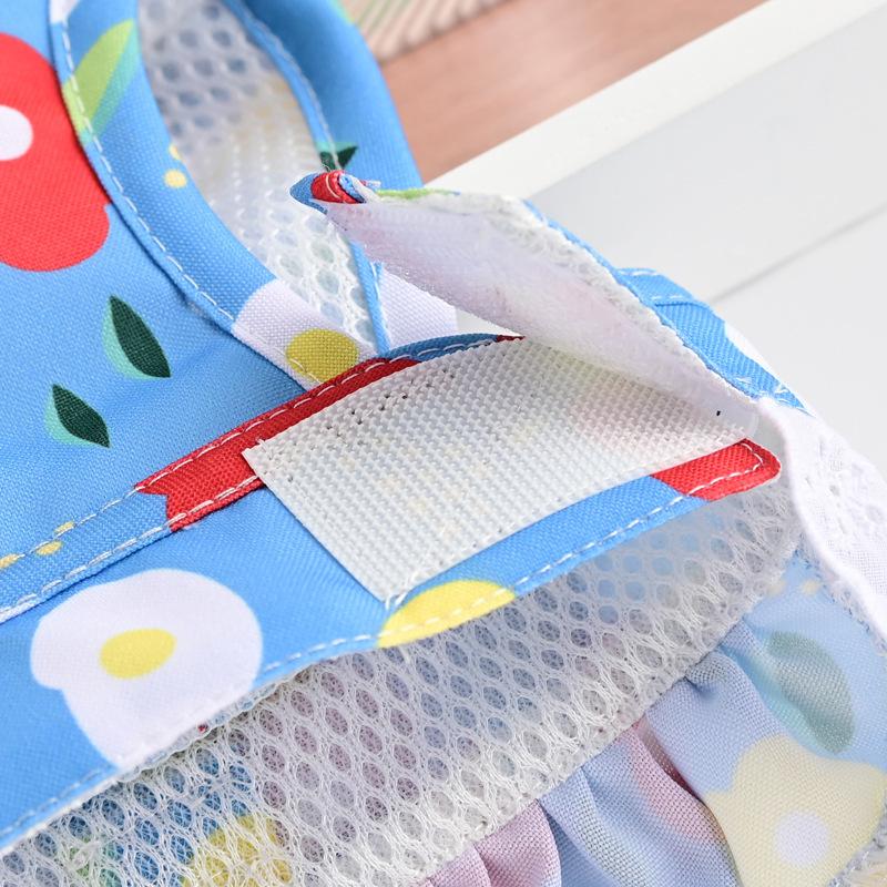 Pet dog clothes princess leash skirt small dog chest strap spring summer