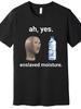 Neuheit Unisex Ah Ja Versklavte Feuchtigkeit Meme Vintage T-Shirt Tee Oversize Ironischer Humor Weirdcore Sarkastisch Lustig Lustiges Oberteil