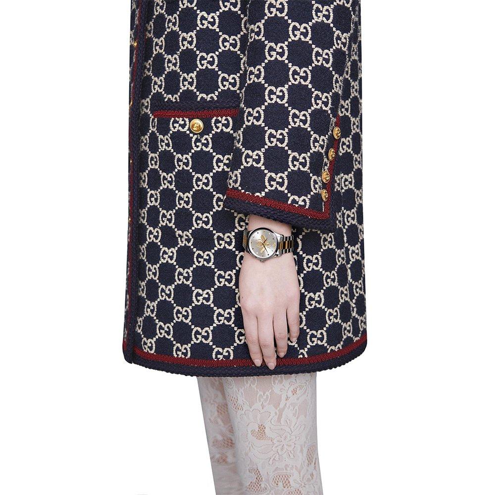 Gucci YA1264131 G-Timeless Bee Motif 38mm Unisex Watch