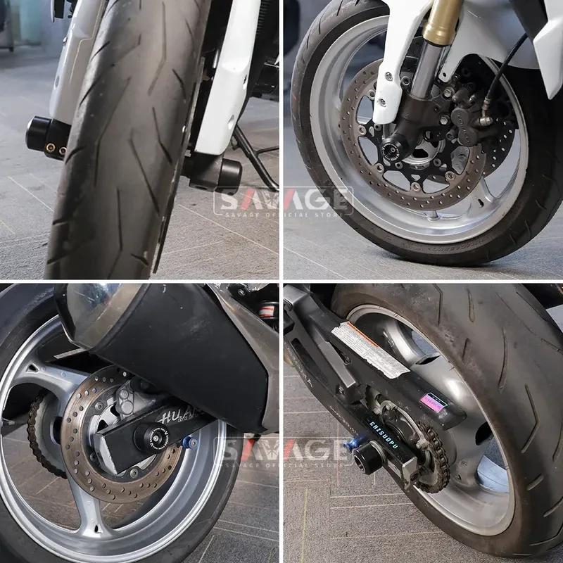 GSR750 GSXS750 Axle Fork Crash Slider For SUZUKI GSR 750 GSXS GSX-S Motorcycle Protector Rear Front Wheel Hub Anti-Collision