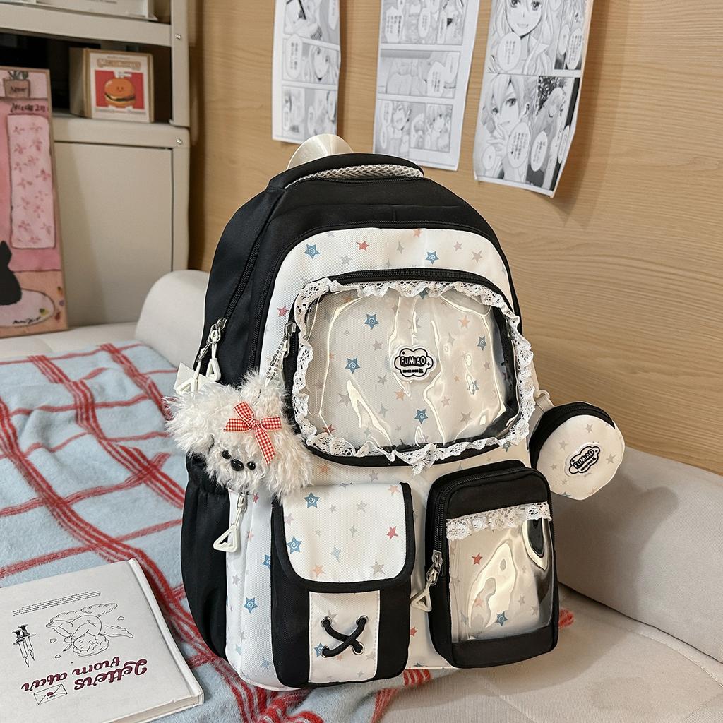 Schoolbag Sweet Japanese Schoolbag for Girls, Primary School Students, Grades 3 To 6, Large Capacity, High Value, Junior High School Girls Backpack