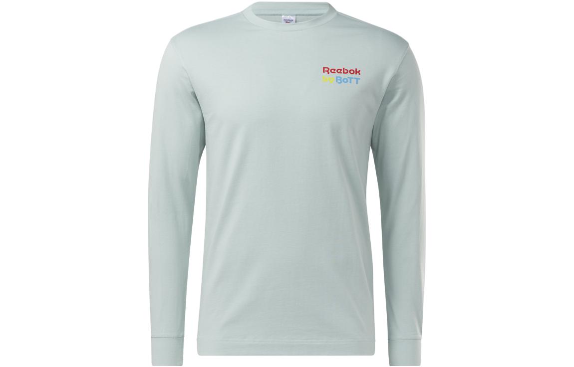 Reebok T Shirts Unisex Gray Green Crew Neck Moderate Straight Fit HR3138 S