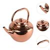Copper Teapot Coffee Pot Kung Fu Tea Kettle for House Outdoor Restaurant Home