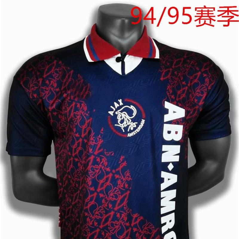 9495 Ajax vintage forma Ajax Davis, Clouven, Rijkaard uzun kollu futbol forması partisi