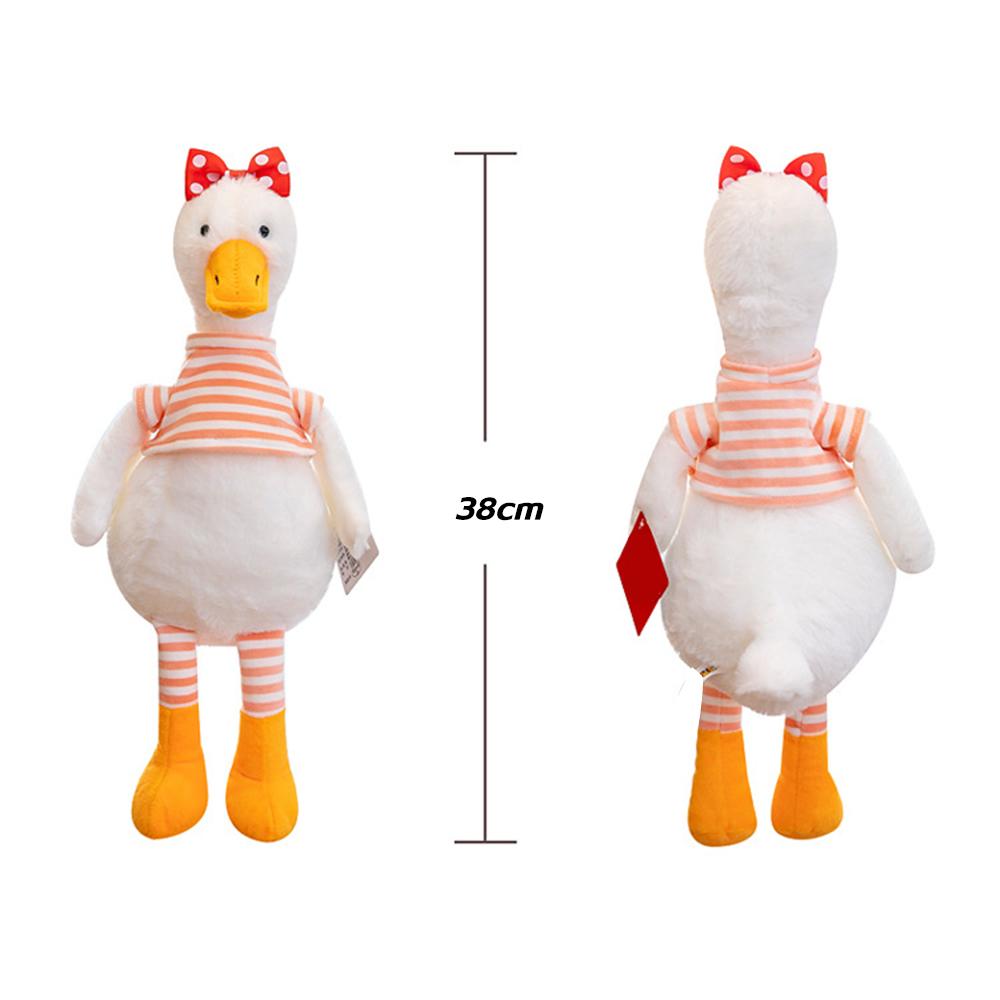 Plush Stuffed Toys Cartoon Goose Doll Early Educational Development Toy