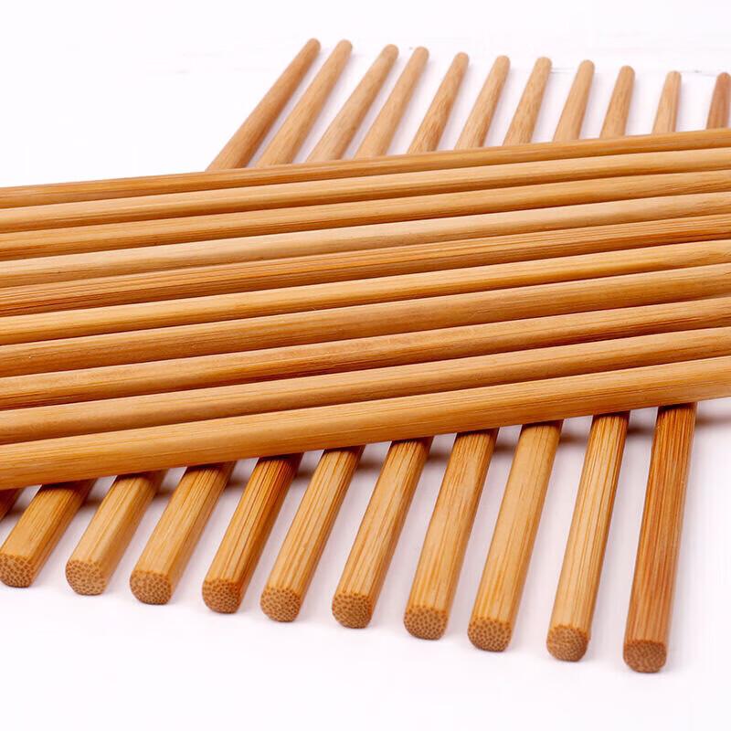 Mengting Carbonized Bamboo Disposable Chopsticks - 200 Pairs