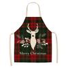 Linen Merry Christmas Apron Christmas Decorations for Home Kitchen Accessories 2025 Christmas Natal Navidad 2025 New Year Gifts