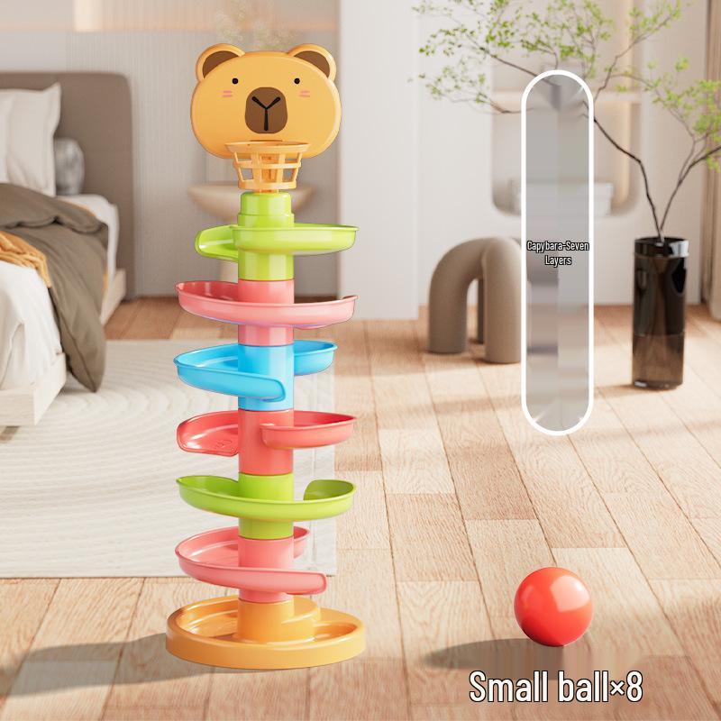 Educational Fun Ball Track - Infant Stacking & Interactive Toy Tower
