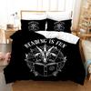 Wonderful Medusa In Myth 3D Duvet Cover Set Greek Mythology Figurine Medusa Themed Bedding Sets Full/Queen Size Comforter Cover
