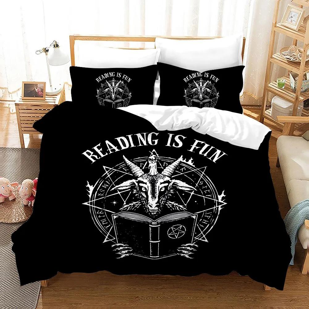 Wonderful Medusa In Myth 3D Duvet Cover Set Greek Mythology Figurine Medusa Themed Bedding Sets Full/Queen Size Comforter Cover
