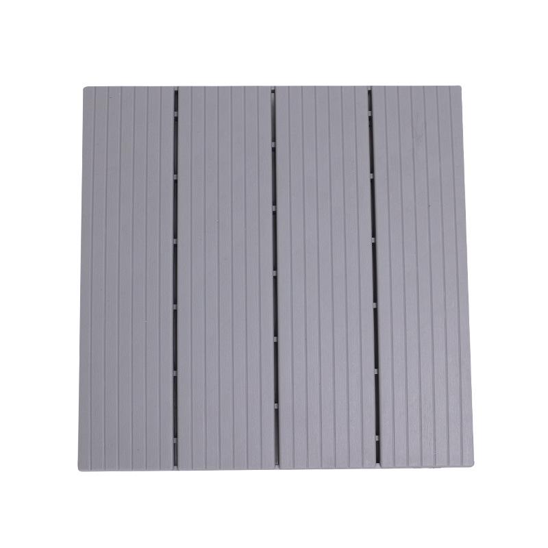 Anti-Corrosion Wood-Plastic Composite Interlocking Balcony and Terrace Flooring for Garden Renovation.