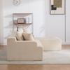 Modular Compression Sofa made of Chenille Fabric, filled with 30D High-Elastic Foam, Non-Slip Bottom, Ideal for Living Room and Other Rooms. BEIGE