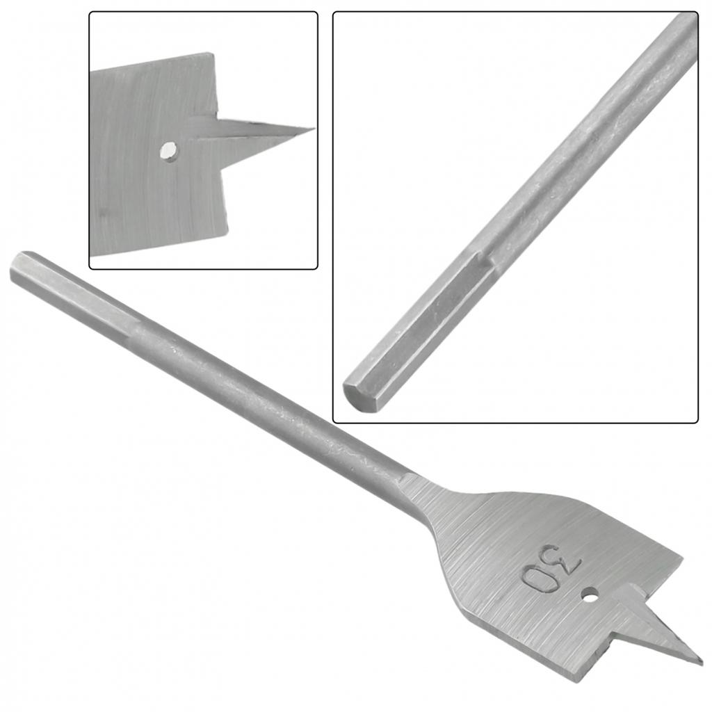 Spade Drill Bit Paddle Wood Boring Flat Woodworking Wood Drilling HCS 20-38mm