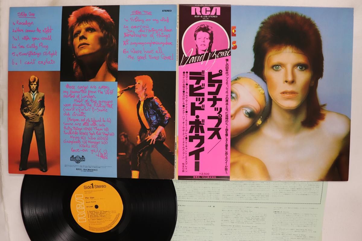 

LP Record DAVID BOWIE Pinups RVP6129 RCA 1976 Japan Obi Rock Used