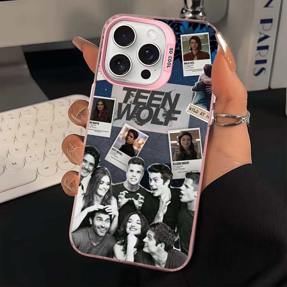 

Чехол для телефона Teen Wolf для iPhone 16 15 14 13 12 11 Pro Max X XR XSMAX 8 7 Plus Матовый противоударный задний чехол iPhone 15