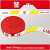Yellow & White Reflective Retractable Warning Tape