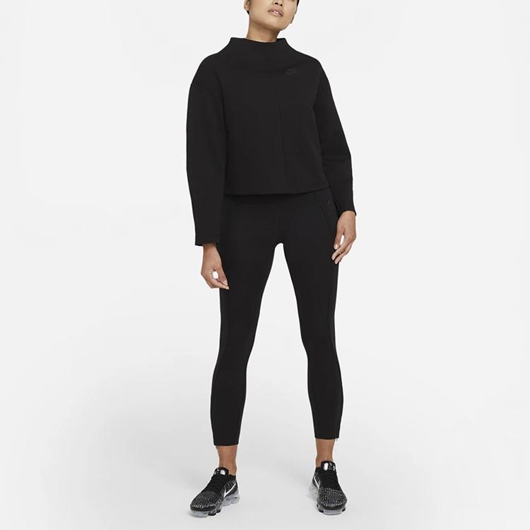 Nike Sportswear Casual Sports Leggings Women Leggings Black CU5386-011