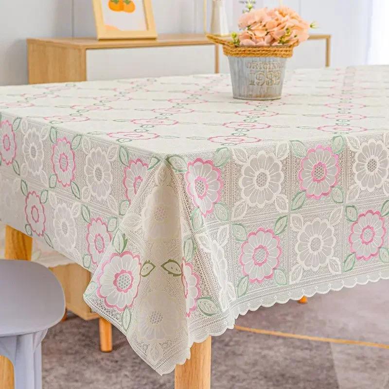

Silver Plastic PVC Fabric Table Cloth Waterproof Scald Resistant Oil Resistant Coffee Table Mat Gilded Household Tablecloths (as the picture,70x135cm)
