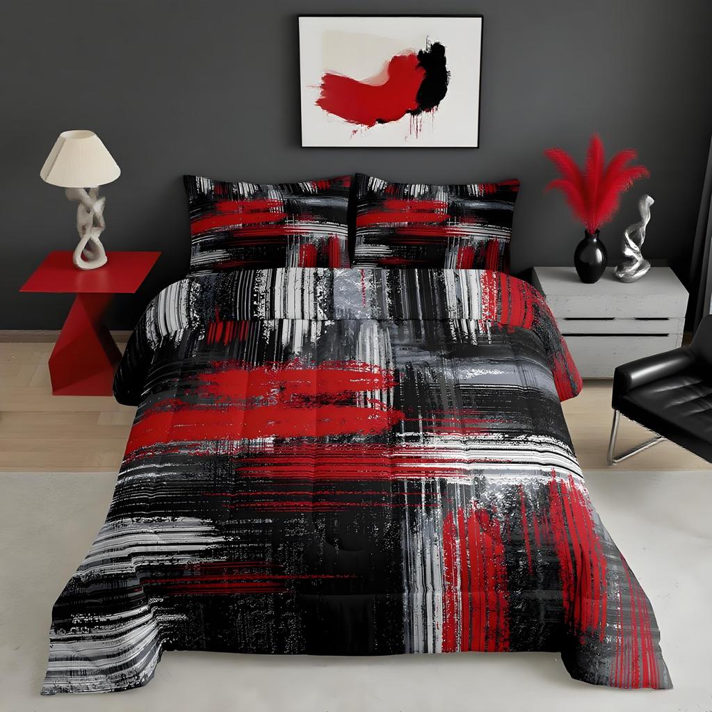 Feelyou Boys Race Car Twin Size Bedding Set Kids Racing Car Comforter Extreme Sports Comforter Set for Teens Cool Car Comforter Car Room Dec