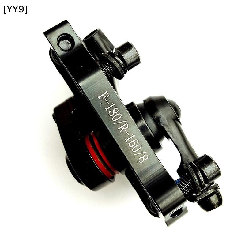 F180/R160 Aluminum Alloy Bicycle Mechanical Disc Brake Calipers, Front Rear Bike Brake Set for Mountain Road Bike[YY9]