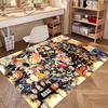 Haikyu Print Rug, Washable Floor Carpet, For Entryway Dorm Laundry Room Office Study, Home Decor Birthday Christmas Gift