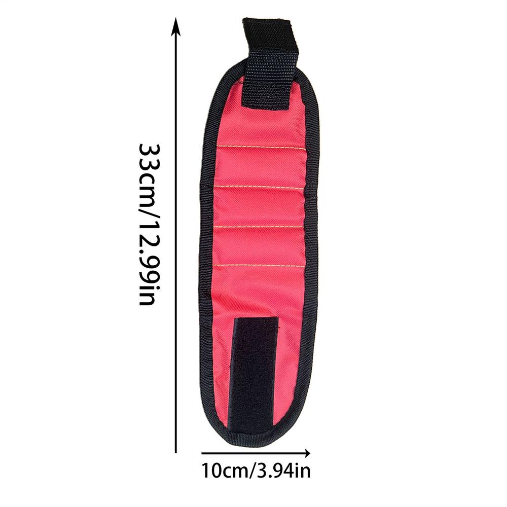 Магнитный браслет для удержания винтов, гвоздей, сверл, Пояс-держатель инструментов на запястье с сильными магнитами, Гаджеты для унисекс