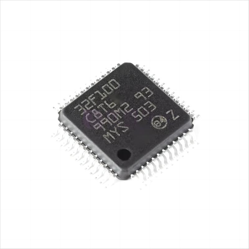 100PCS Brand New STM32F100seriesC6T6B C8T6B CBT6B R8T6B RBT6 RCT6B VBT6B VCT6B