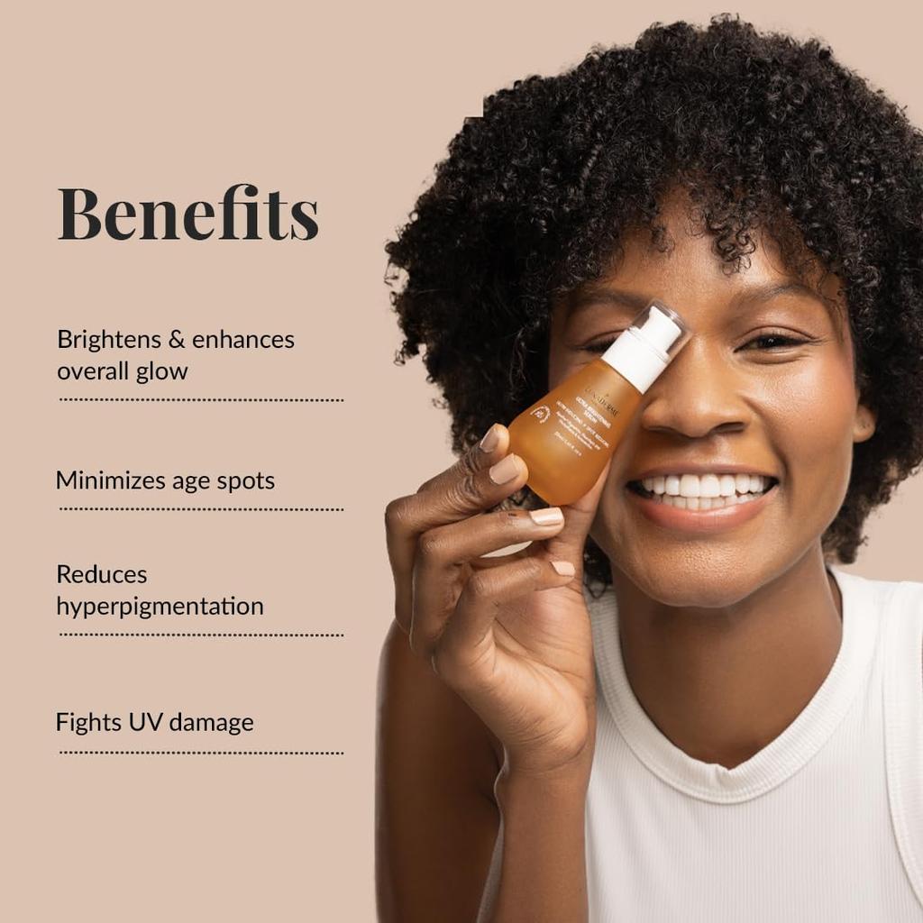 Ultra Brightening Korean Face Serum with 77% Yuzu, Vitamin C Rich, Glutathione & Niacinamide | | Vegan Korean Skincare for Men & Women | 30ml