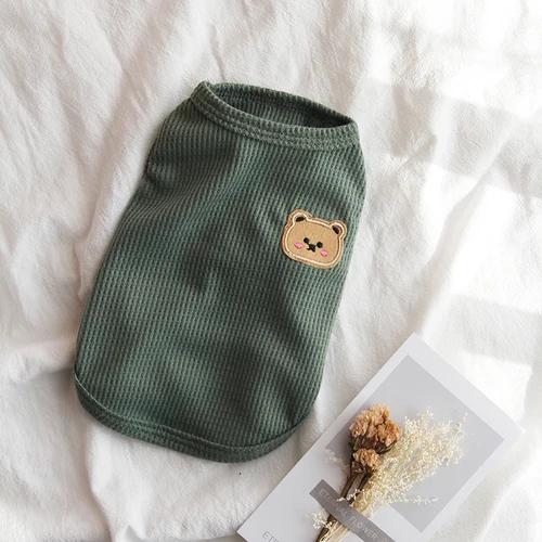 

Летняя одежда для домашних животных, дышащий жилет для собак, одежда для маленьких собак, футболка для щенков, костюм чихуахуа йорка S