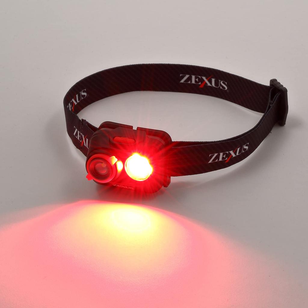 Fuji Lighting ZEXUS LED Light with Rechargeable Battery 400 Main LED Run Up To 37 Fishing Rechargeable ZX-195 (ZR-01) [Max Lumens, Time Hours,