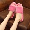 Ladies, warm shoes, soft, indoor slippers, plush cotton slippers