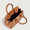 New Lychee Pattern Small Silk Scarf Lock Platinum Bag Portable Shoulder Oblique Span Women's Bag