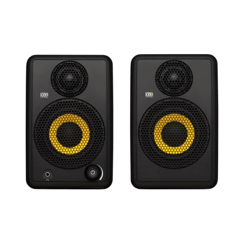 KRK Go Aux 3 Portable Nearfield Monitor Speakers with Carry Bag (1 Pair) - Legendary KRK Sound