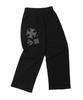 GAKKAI UNIONS Kasia Waffle Wide Pants Black