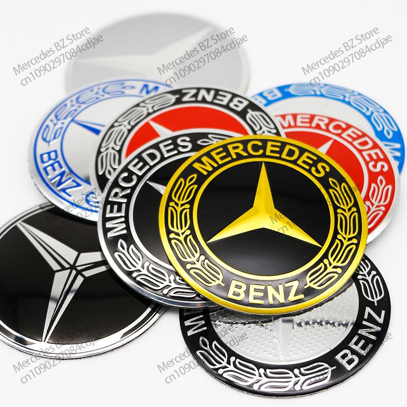4Pcs 56mm 60mm Car Wheel Center Hub Cap Emblem Sticker For Mercedes Benz W204 W205 W212 W213 W221 W177 W246 GLA GLC Q6