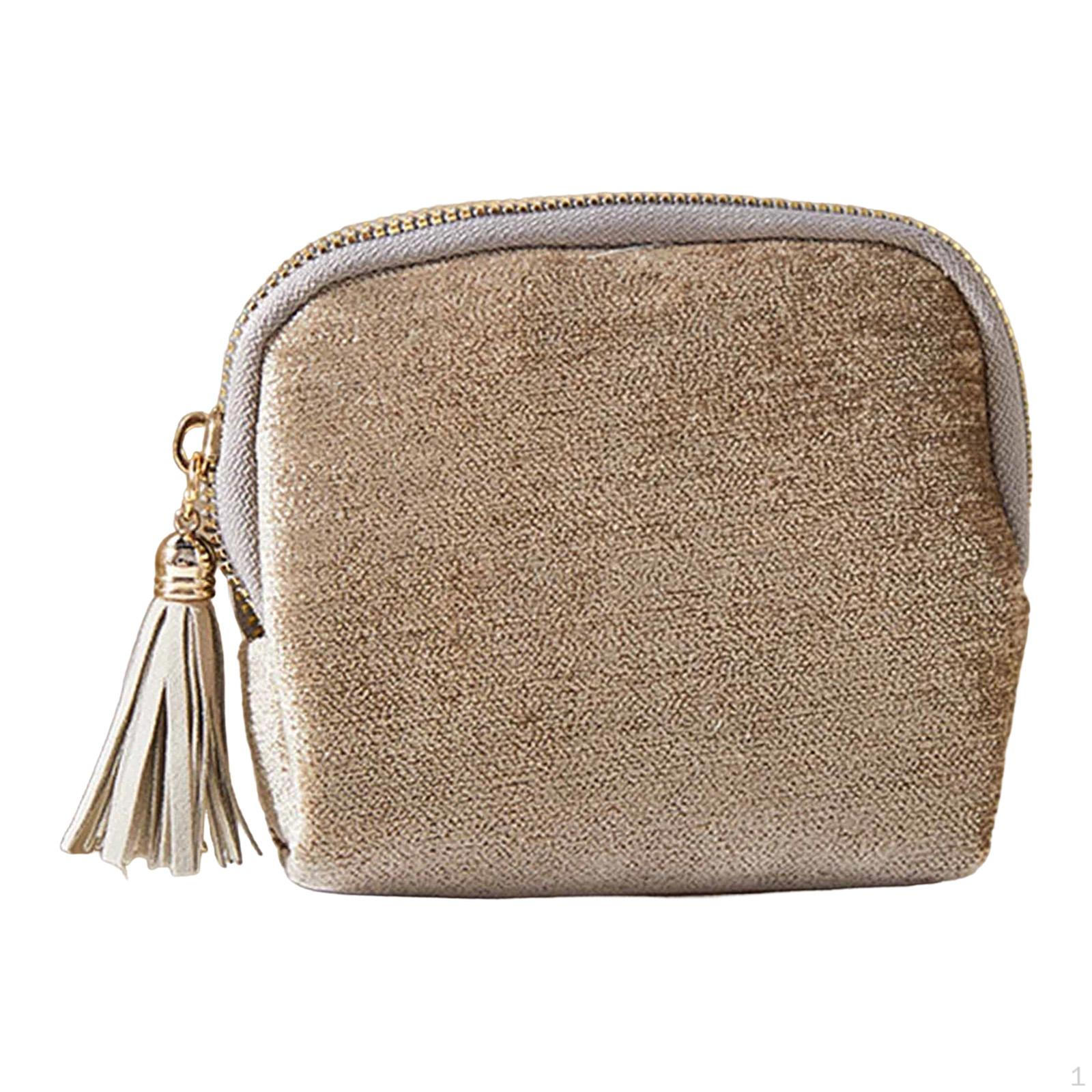 

Jewelry Storage Case, Organizer, Bag, Tote Velvet with Five Gray