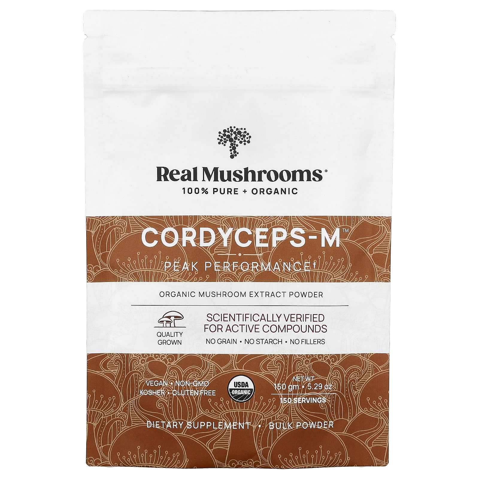 

Cordyceps-M™, Organic Mushroom Extract Powder, 150G(5.29Oz)