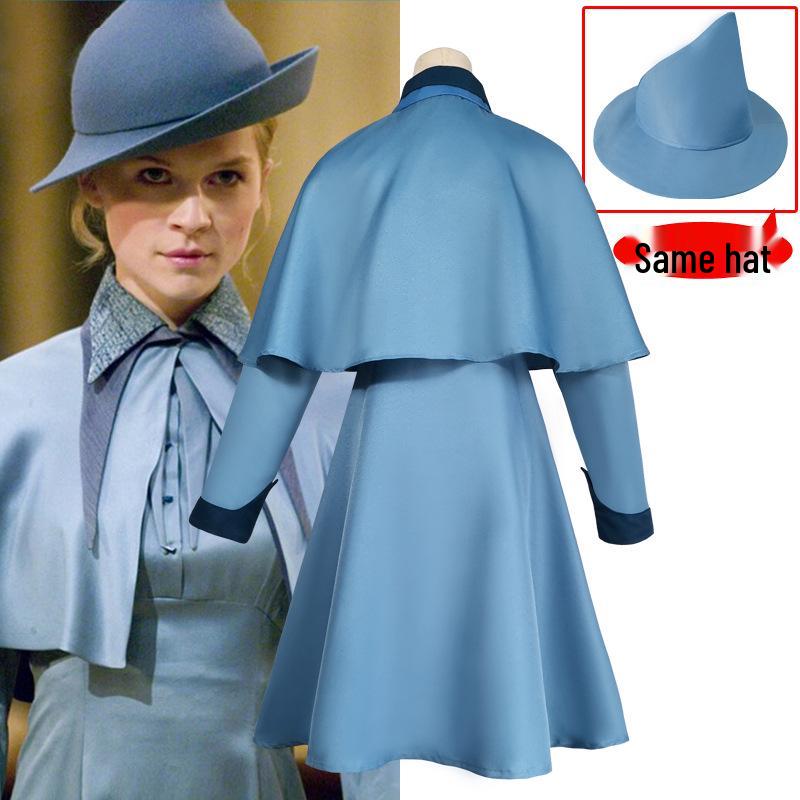 Harry Potter Fleur Delacour Beauxbatons Cosplay Costume Set