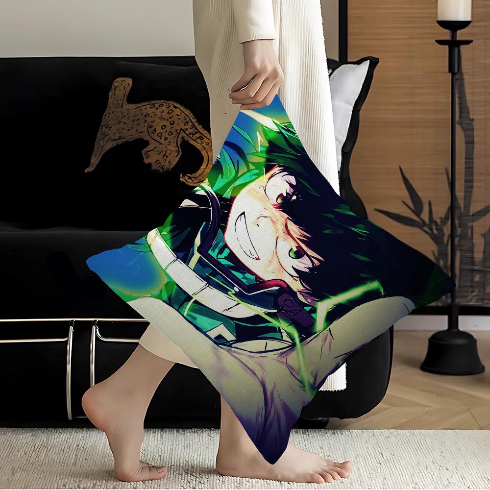 Midoriya Izuku Deku My Hero Academia Ahorn Design Kissenbezug Glückliche Herbsternte Dekoration Feiertagsdekoration Kissenbezug