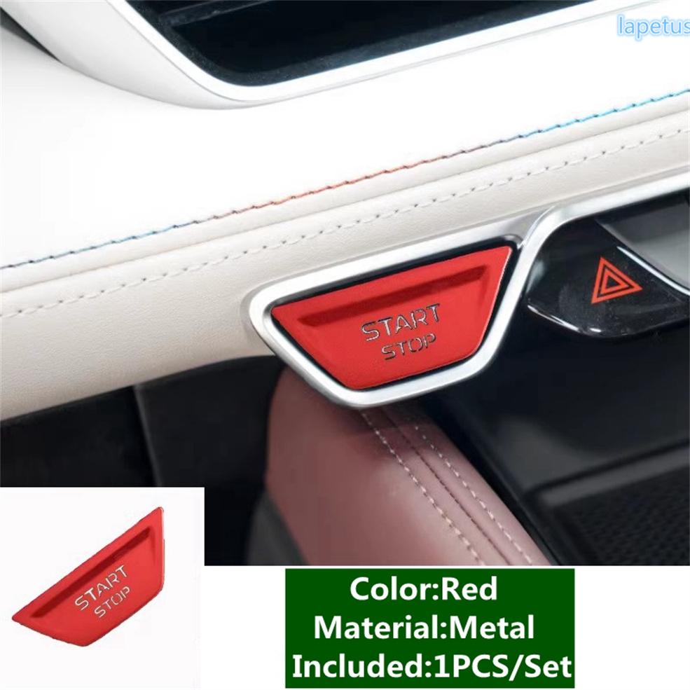 

For Renault Grand Koleos 2024 2025 Car Start Stop Engine / Emergency Warning Light Button / Park Sequin Cover Trim Accessories
