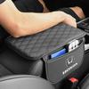 1Pcs Leather Auto Consoles Car Armrest Cushion with Storage Car Styling For Honda Fit Mugen Insight Type S R VTEC Vezel RR SiPilot Fit XRV CRV HRV Dio