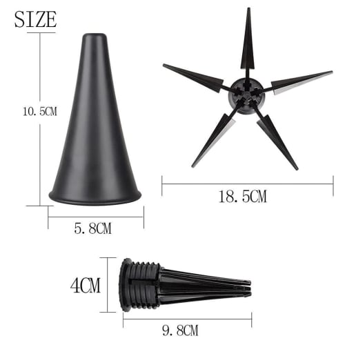 #N/A Clarinet Stand Bracket, 5-Leg Holder, Foldable Support, Portable Wind Instrument Accessories