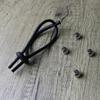 Male E-stim Accessories Ring with Steel Beads Adjustable Conduction Loop