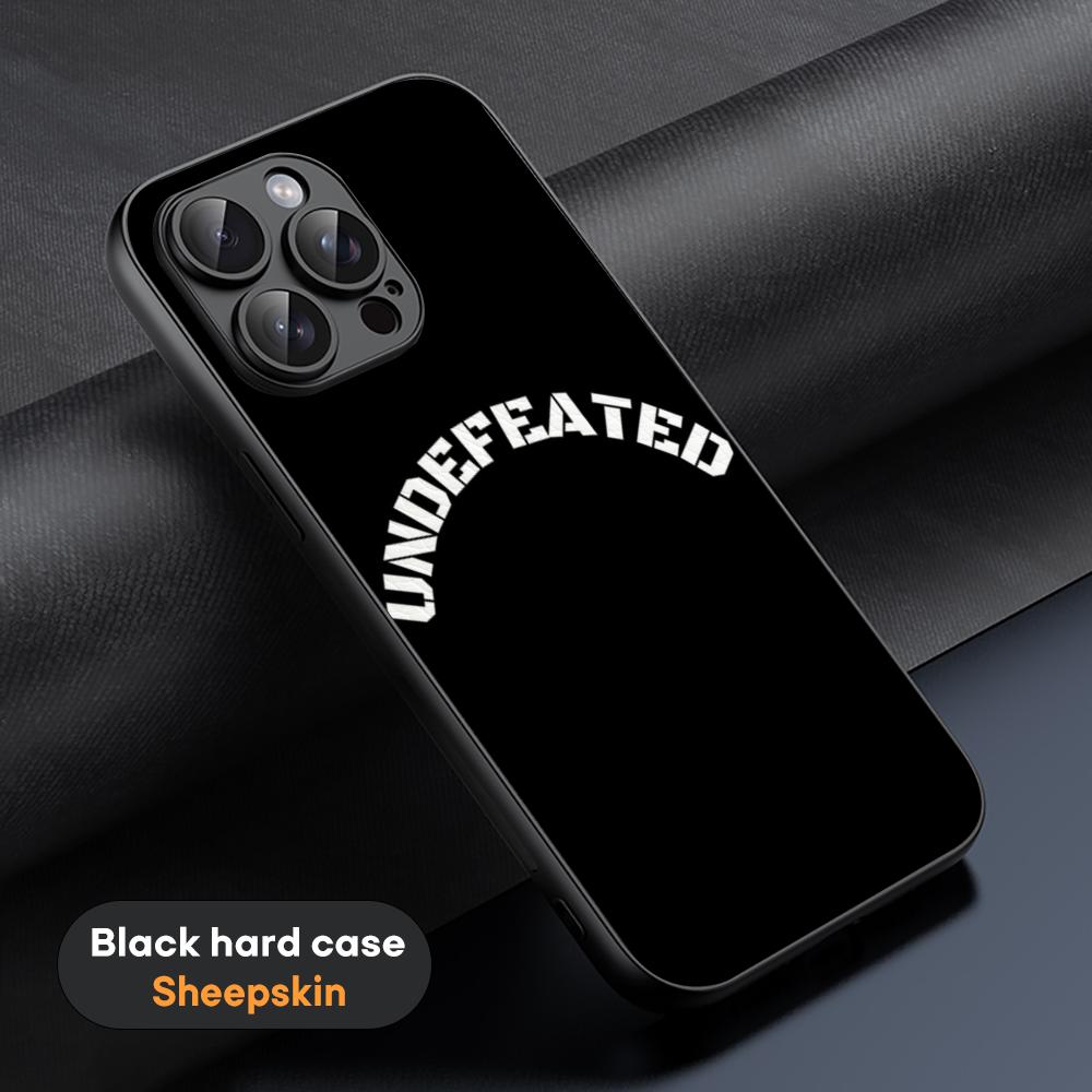 Fashion Hip-hop Logo Japan Art Painting Phone Case For iPhone 16 15 14 13 12 11 Plus Pro Max Limited Black Hard Case Sheepskin