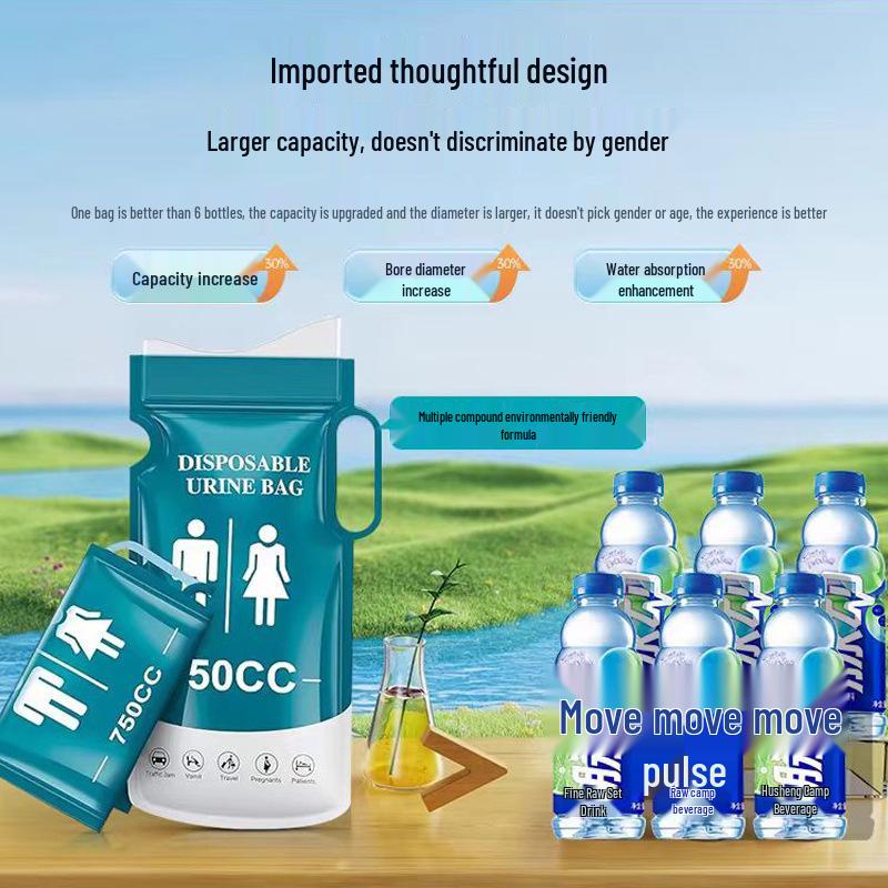 

Портативный унисекс дорожный писсуар - Складной автомобильный туалет для экстренных ситуаций для детей и взрослых 1 Piece озеро синий