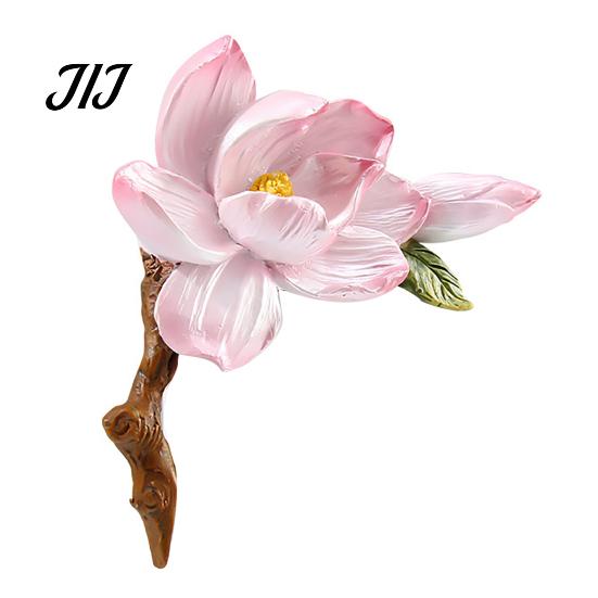 Decorative Light Switch Cover 3D Flower Sticker, Aesthetic Floral Resin Wall Plate Removable Guard Cover, Self Adhesive Art Decor for Home Bedroom