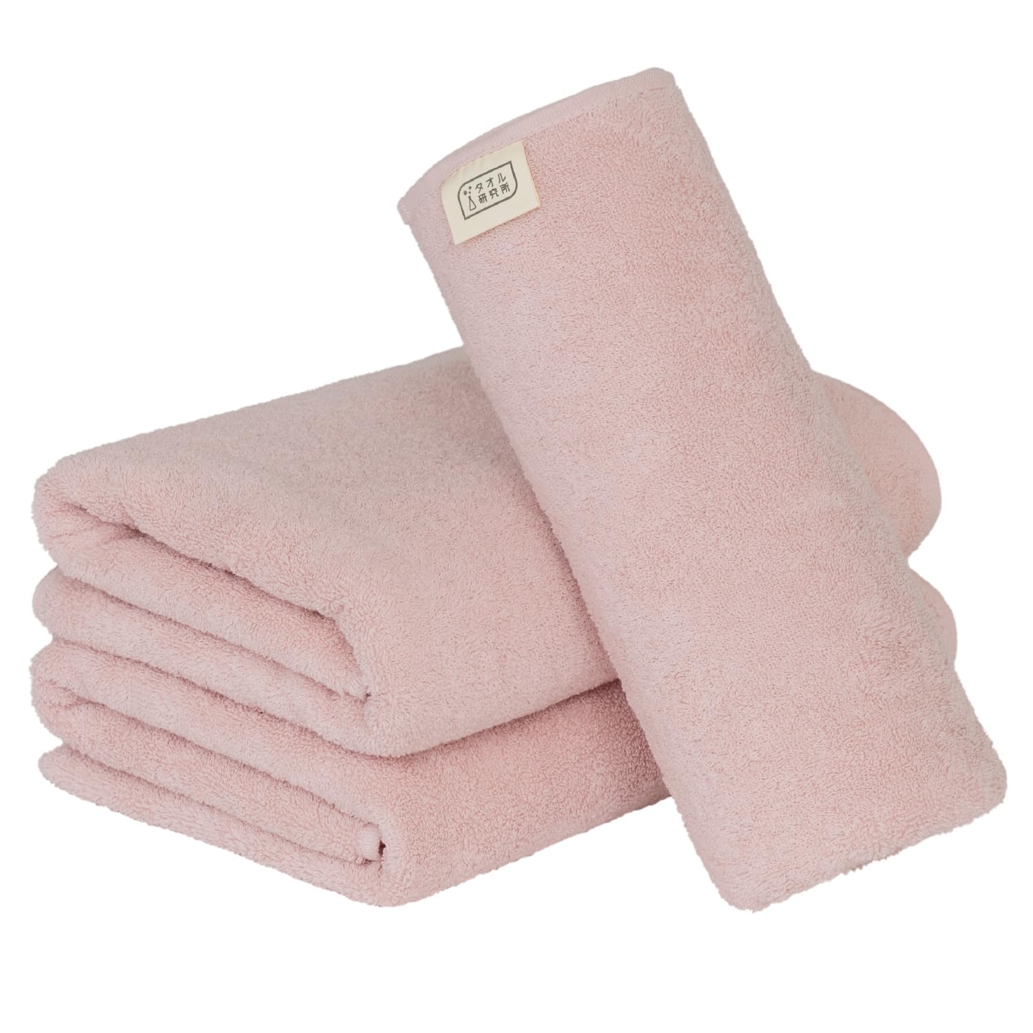 

Towel Laboratory Bath Rose Set of Standard Medium Low Fast JapanTechnology [Everyday Simple] #001 Towels, Pink, 3, Type, Weight, Shedding, Absorbency,