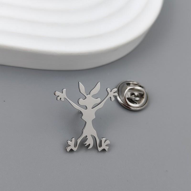 

Brooch Cufflinks Light Luxury Cartoon Cute Versatile European American Accessories 14k