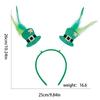Cross-Border for St Patrick's Day Shamrock Irish Guardian Carnival Party Unisex Handmade Decorative Headband