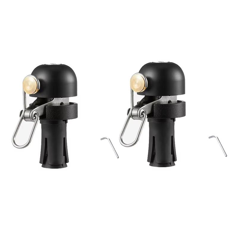 1/2pcs New Bicycle Bell Super Loud MTB Mountain Bike Safety Warning Alarm Bicycle Handlebar Plug Horn Riding Cycling Accessories